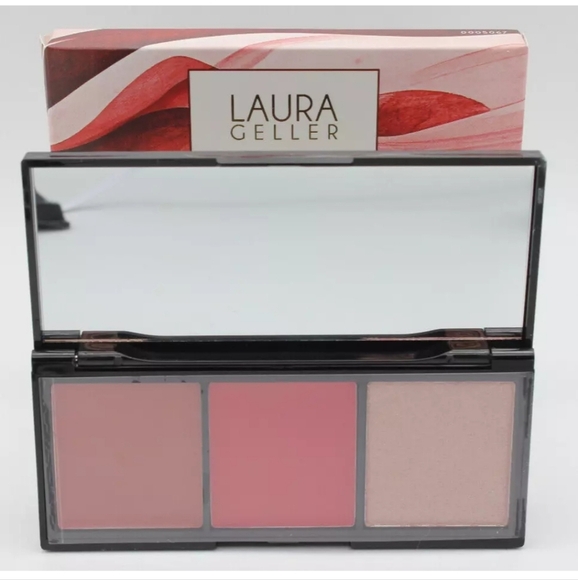 LAURA GELLER Think Pink Eye, Lip, Cheek Palette Sealed, NIB - Picture 2 of 5